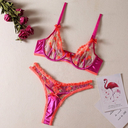 Yonifyer - Aurora - Vibrant Bloom Lingerieset - Yonifyer