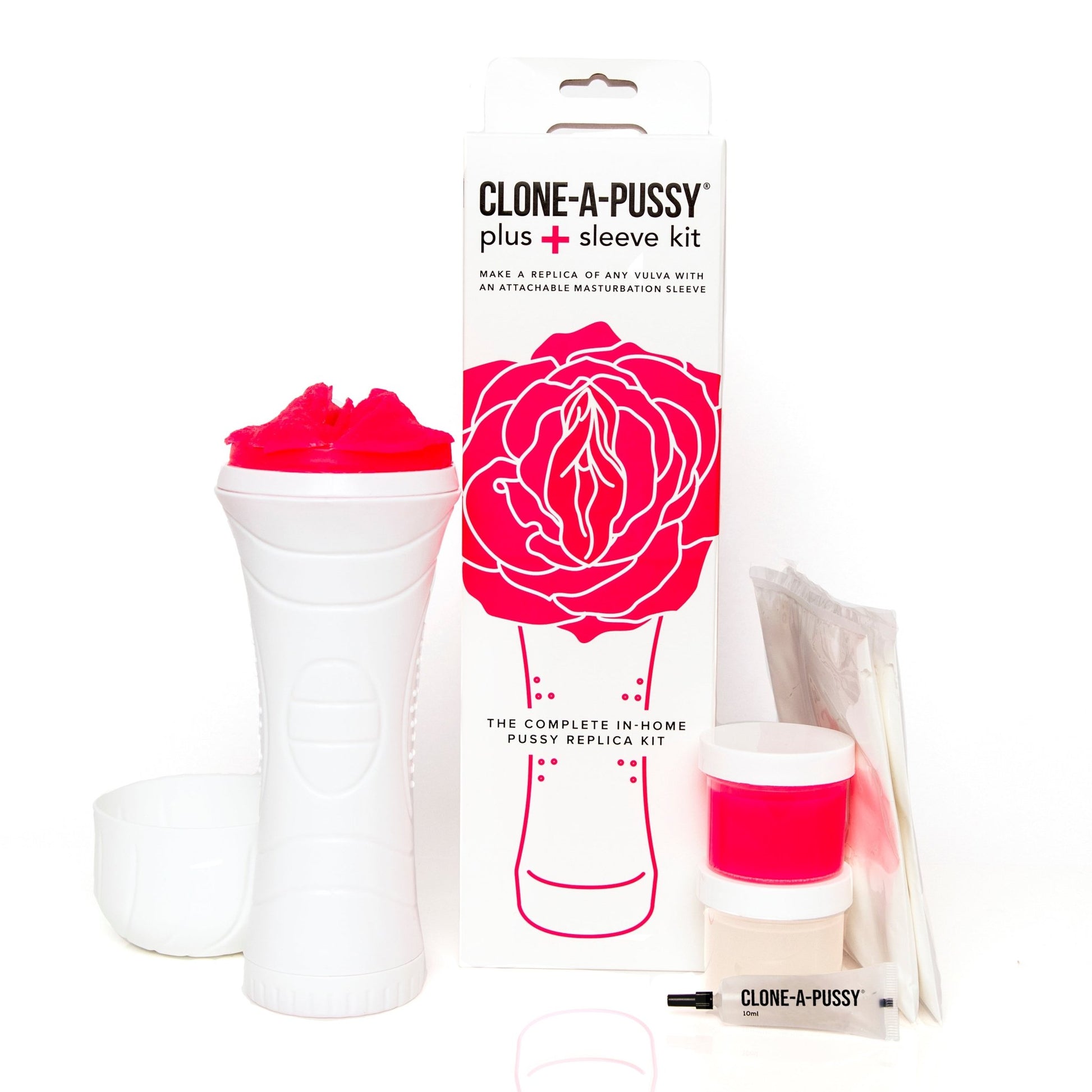 Clone-A-Willy - Clone-A-Pussy 'Kloon Je Vagina' - Plus Kit met Sleeve - Yonifyer