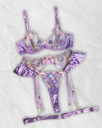 Yonifyer - Enchanting Flower Lingerie Set - Yonifyer - Yonifyer