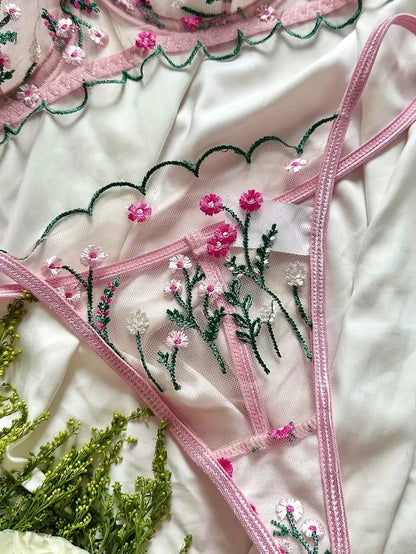 Yonifyer - Flora Lingerie Set - Yonifyer