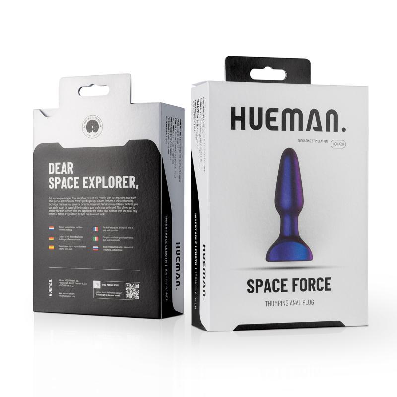 Hueman - Hueman - Space Force Vibrerende Buttplug - Yonifyer