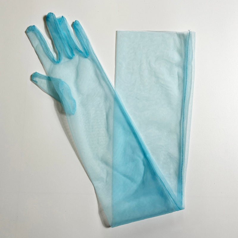 Yonifyer - Lange handschoenen van transparante tule - Yonifyer