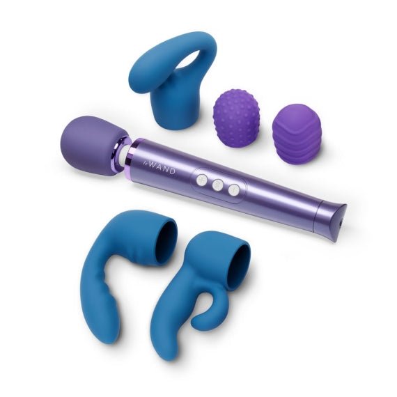 Le Wand - Le Wand Petite Massager + Attachments Bundle - Violet - Yonifyer