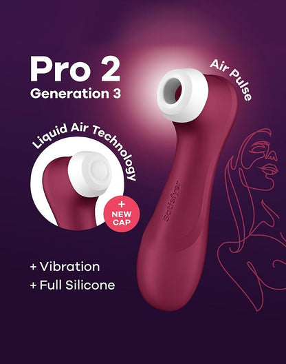 Satisfyer - Satisfyer Pro 2 Generation 3 - Luchtdruk Vibrator - Yonifyer