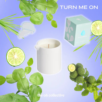 The Oh Collective - The Oh Collective - Turn Me On | Massagekaars & Gua Sha Steen | Vetiver & Bergamot - Yonifyer