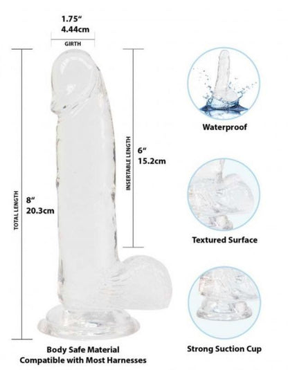 Addiction - Transparante Dildo | Crystal Addiction - Yonifyer